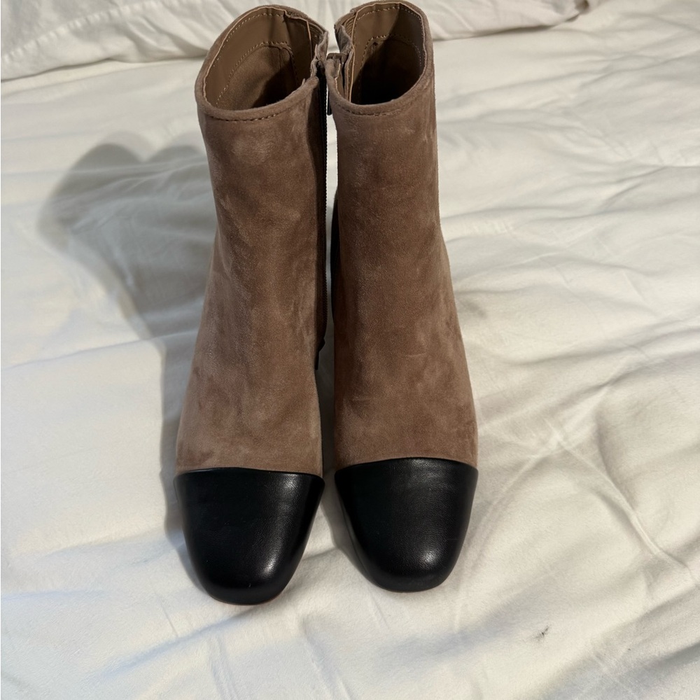 Brown and Black Women's Ankle Boots - Picture 2 of 8